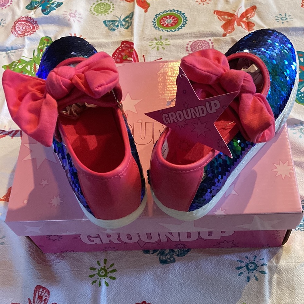 NWT - JoJo Siwa (Size 3) Sequins are blue/green with pink trim. - Picture 2 of 8